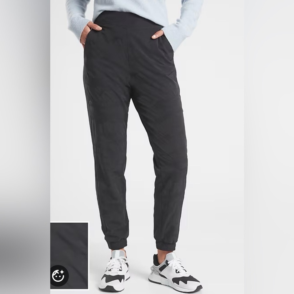 Athleta Brooklyn Black Camo Joggers